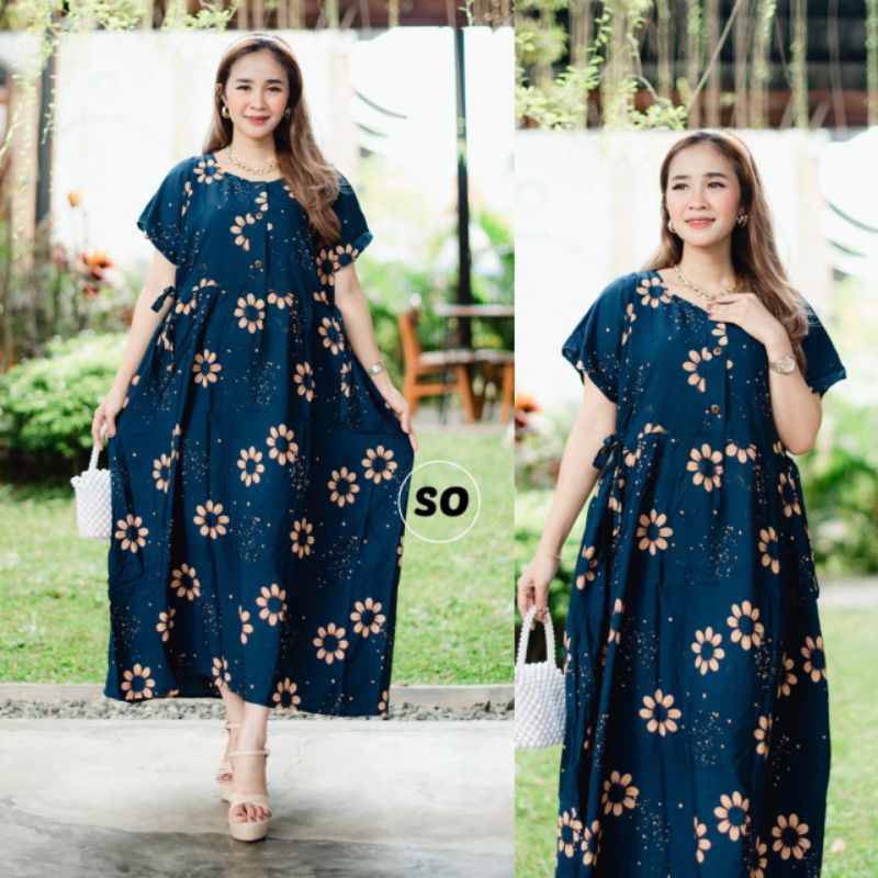 Dress Ibu Hamil Terbaru//Daster Jumbo Wanita Bb 80 kg//Chibi Melati