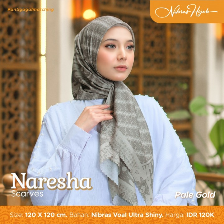 HIJAB NIBRAS SEGIRMPAT NARESHA SCARVES/HIJAB MOTIF NIBRAS NARESHA SCARVES