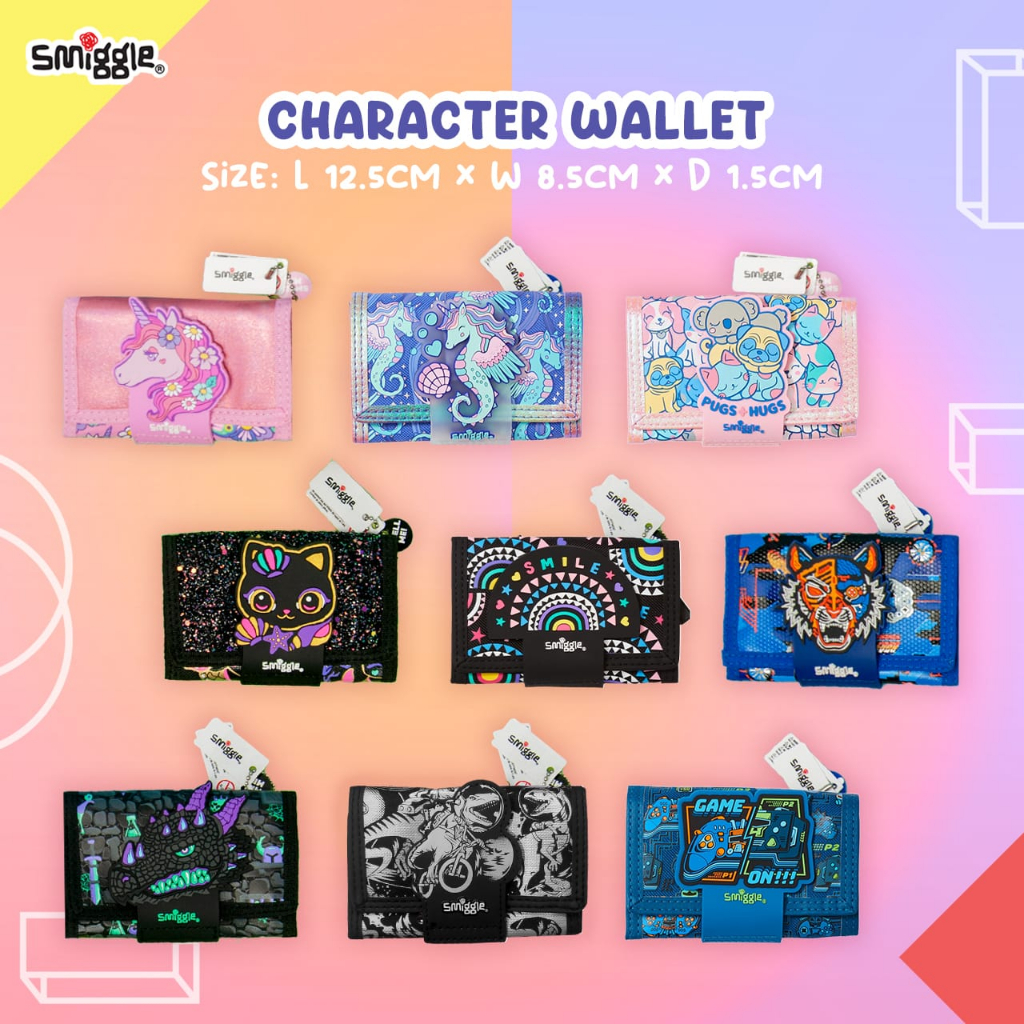 SMIGGLE HEY THERE WALLETS dompet anak