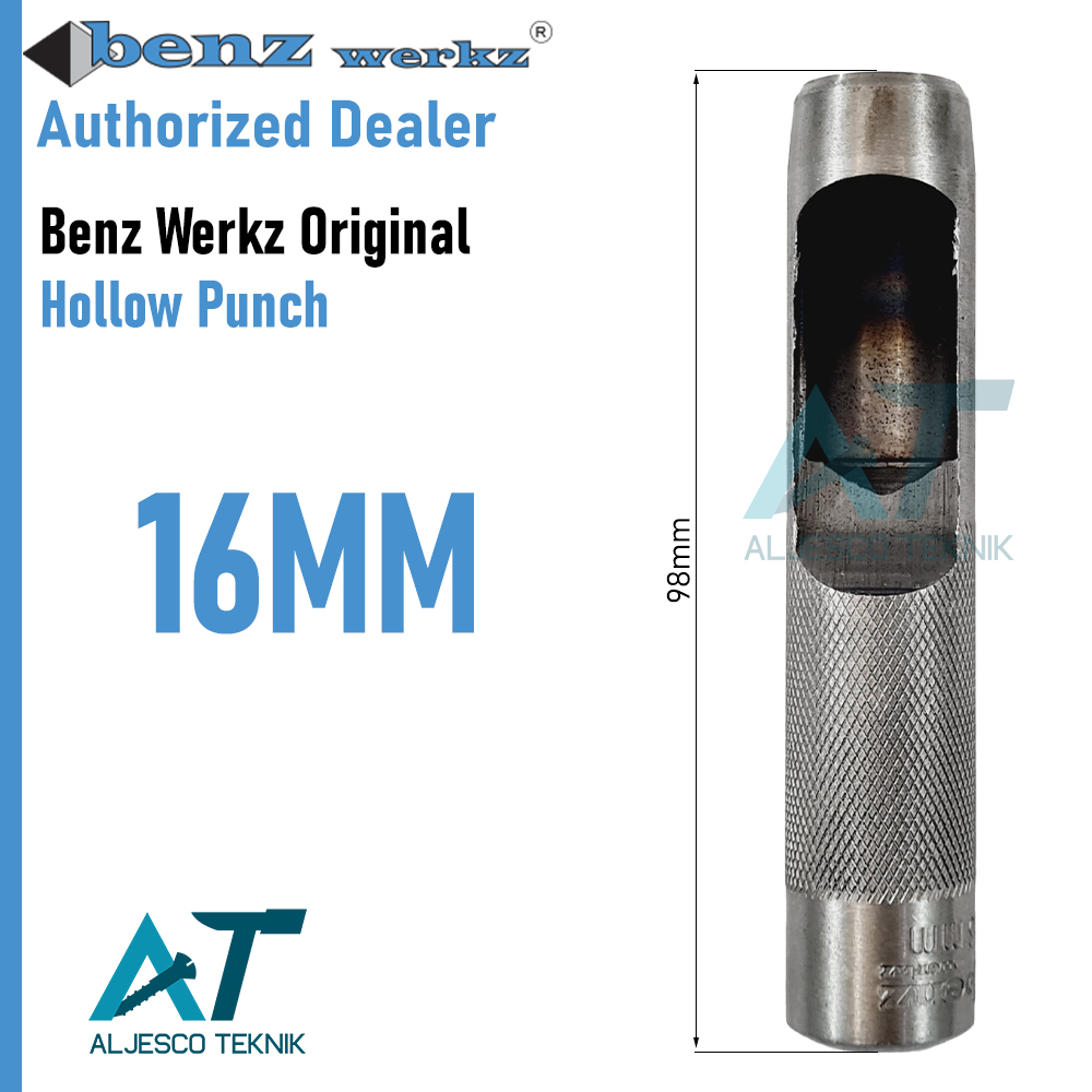 

BENZ PLONG 16MM - HOLLOW PUNCH - PEMBUAT LUBANG - PEMBOLONG KARDUS KAIN KERTAS