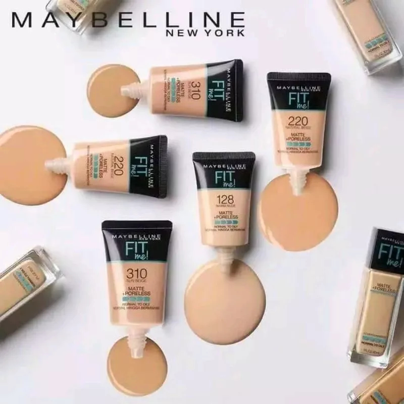 MAYBELLINE fit me matte &amp; poreless liquid fondetion