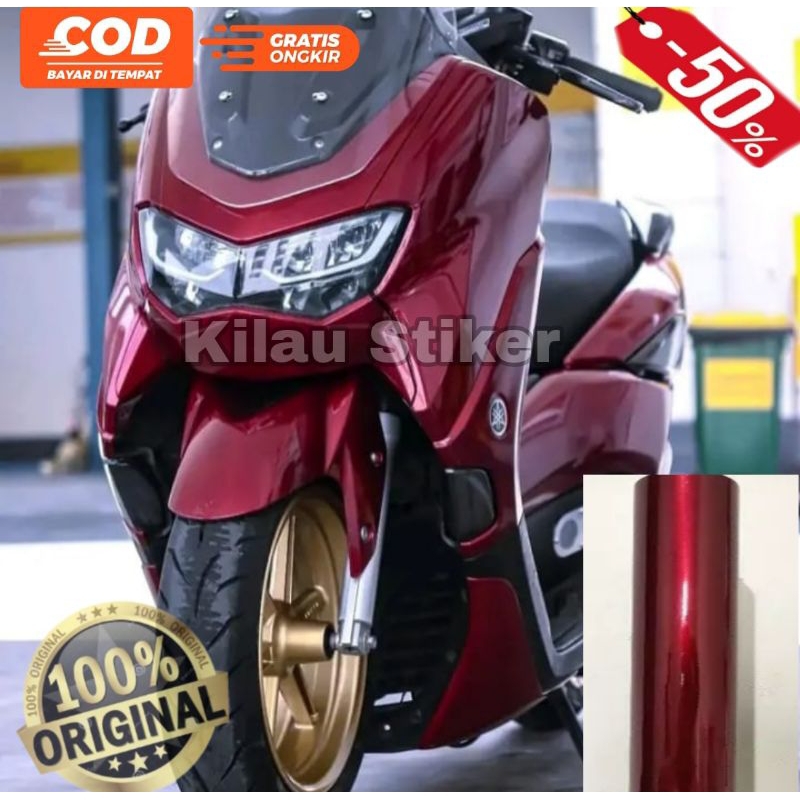 Stiker Merah Maroon Skotlet Merah Maroon Stiker Skotlet Motor Merah Maroon Stiker Merah Candy