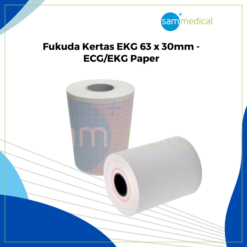 

Fukuda Kertas EKG 63 x 100 x 300 mm - ECG/EKG Paper