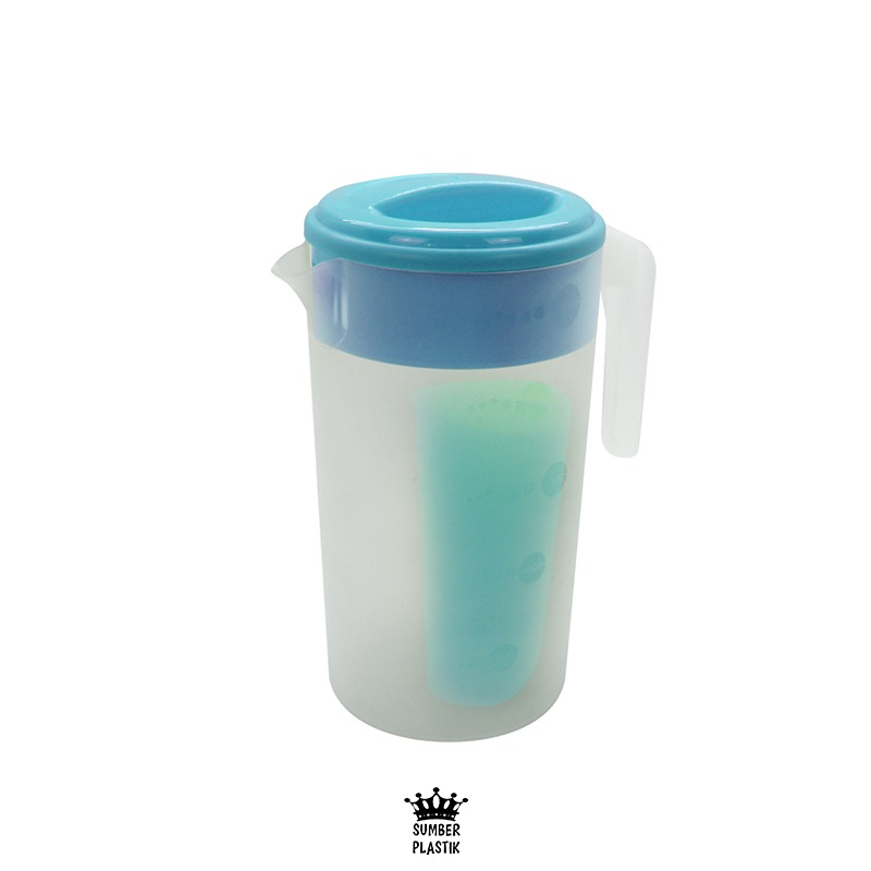 Teko Plastik Ukuran 2,5 Liter Free 4 Gelas Kiramas TA-01