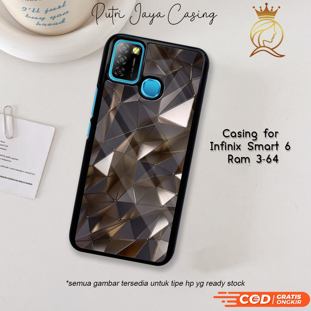 Case Hp Infinix Smart 6 Ram 3-64 Casing Infinix Smart 6 Ram 3-64 Motif ABSTRAK Casing Terbaru Case K