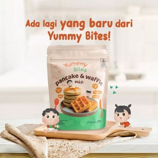 

Yummy Bites pancake & Waffle Mix 130gr Pancake and Waffle Mix/ Camilan Sehat Untuk si Kecil/ MPASI