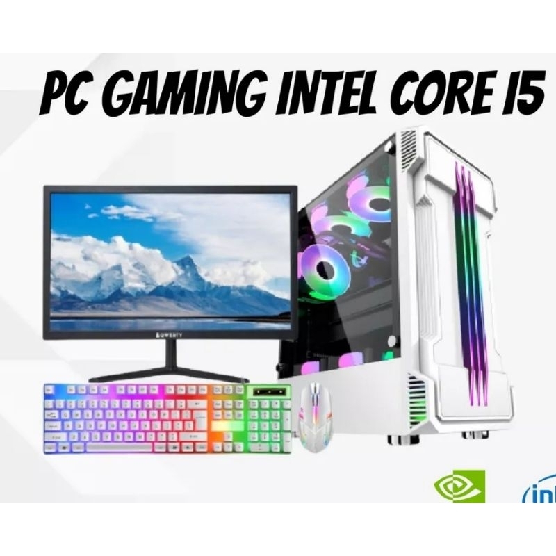 PC Gaming Fullset Core I5/8GB/Vga 2Gb/SSD/LED19inc/