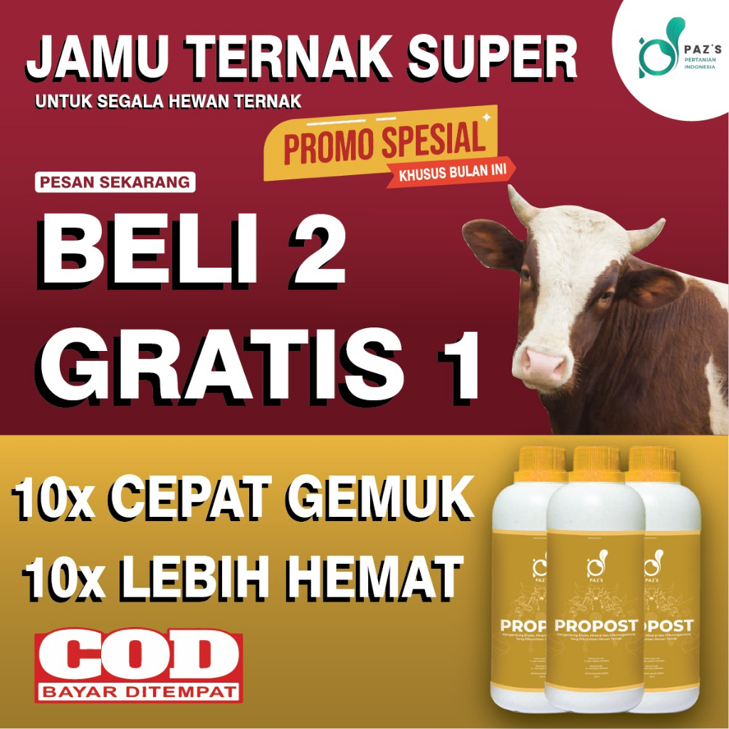 Jamu Sapi Penggemukan Hewan Ternak Vitamin Sapi Nafsu Penggemuk Sapi Tercepat Vitamin Makanan Sapi J