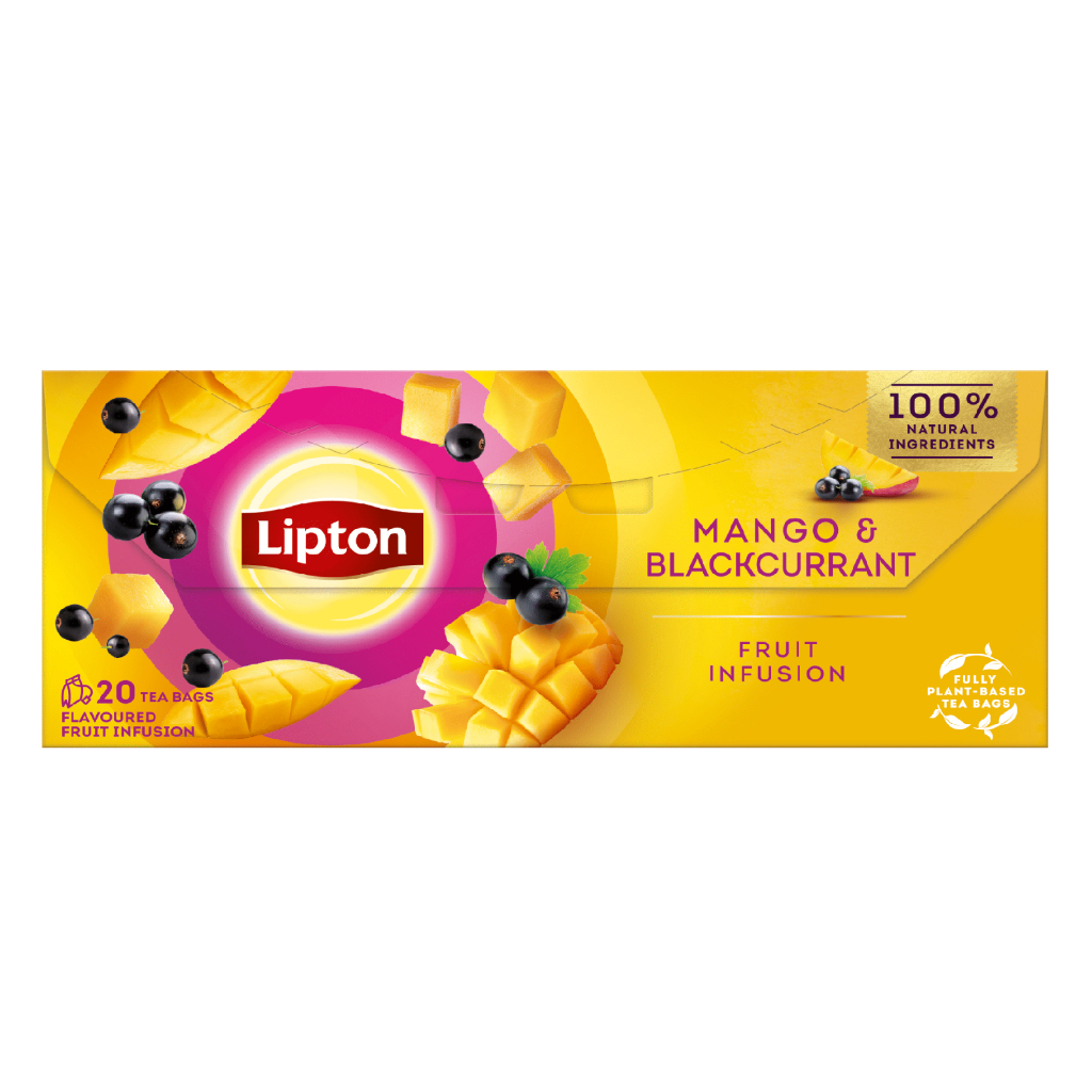 Lipton Fruit Infusion Mango &amp; Blackcurrant 20 x 1.7 Gram