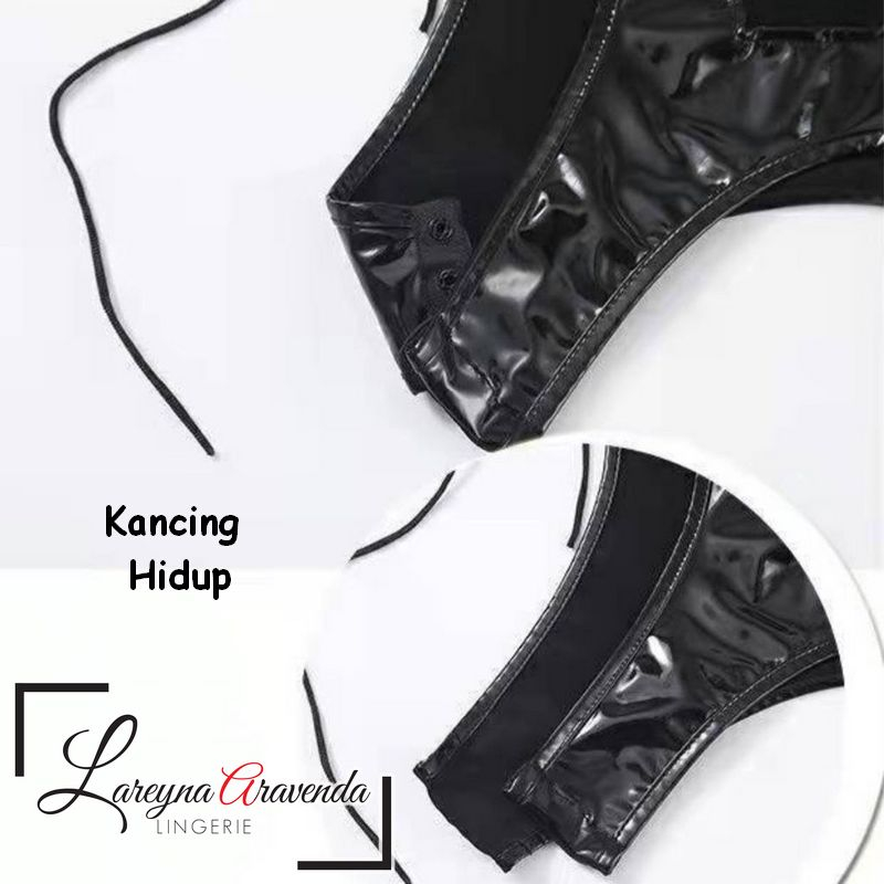 Lareyna Aravenda Lingerie Bahan Bagus Latex Kilap Costume Night Guardian LG287