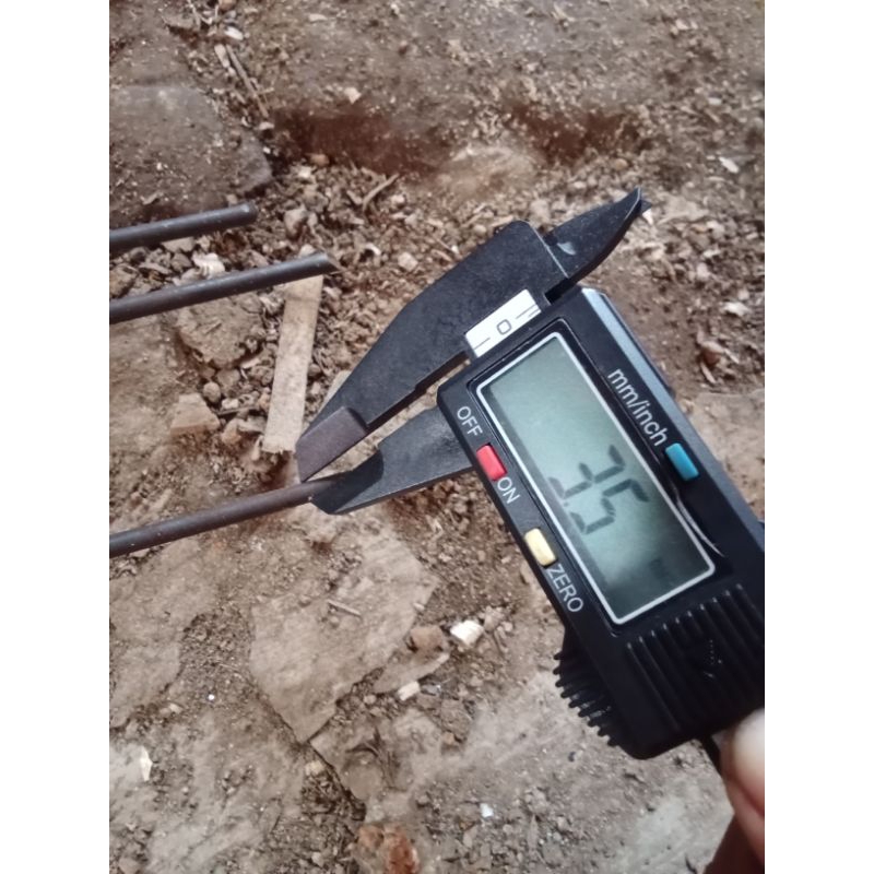 as besi baja hitam 3mm