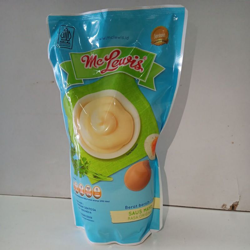 

Mayonnaise Mc Lewis Mayonnaise Original Kemasan Pouch 1kg