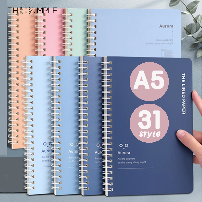 

Buku Tulis Ring A5 /Notebook A5/Buku Tulis Sekolah isi 60 lembar-THIMPLE