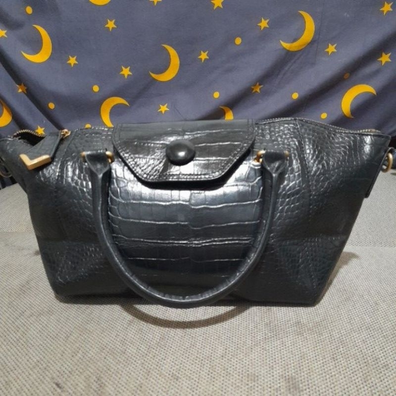 Crocodile tas hand bag wanita