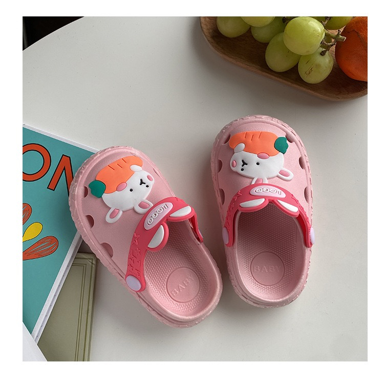 Sandal Anak Motif Kartun Sendal Karet Slop Anak Laki Perempuan Anti Slip Karakter