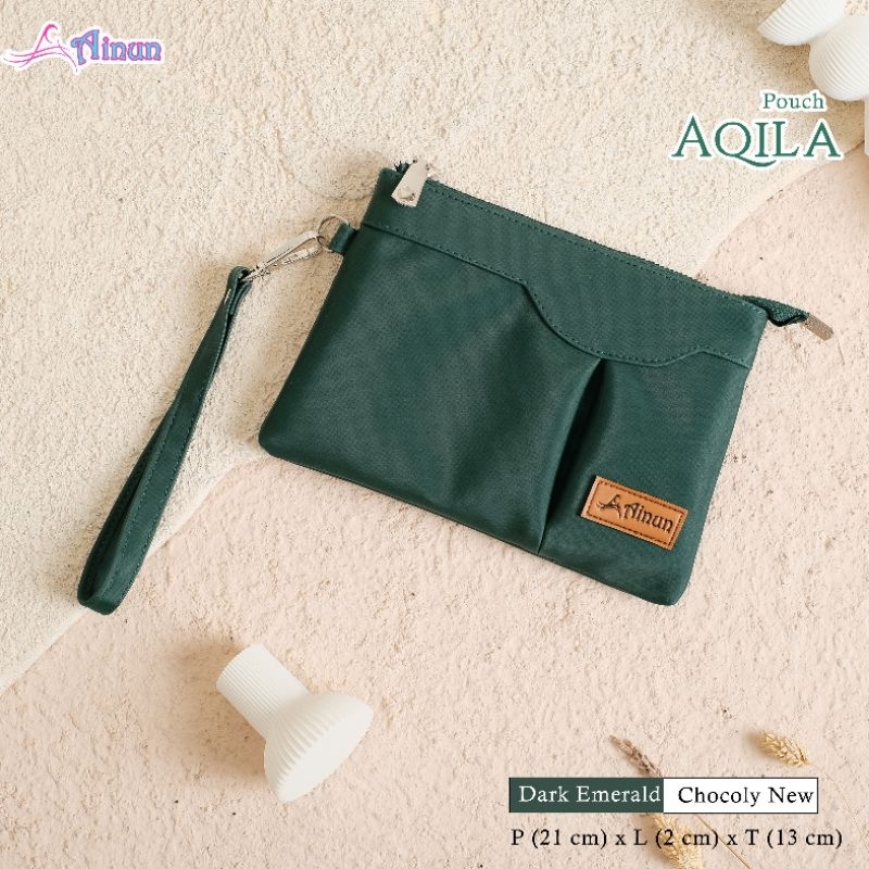 POUCH AQILA BY AINUN TAS WANITA MURAH BAHAN CHOCOLY