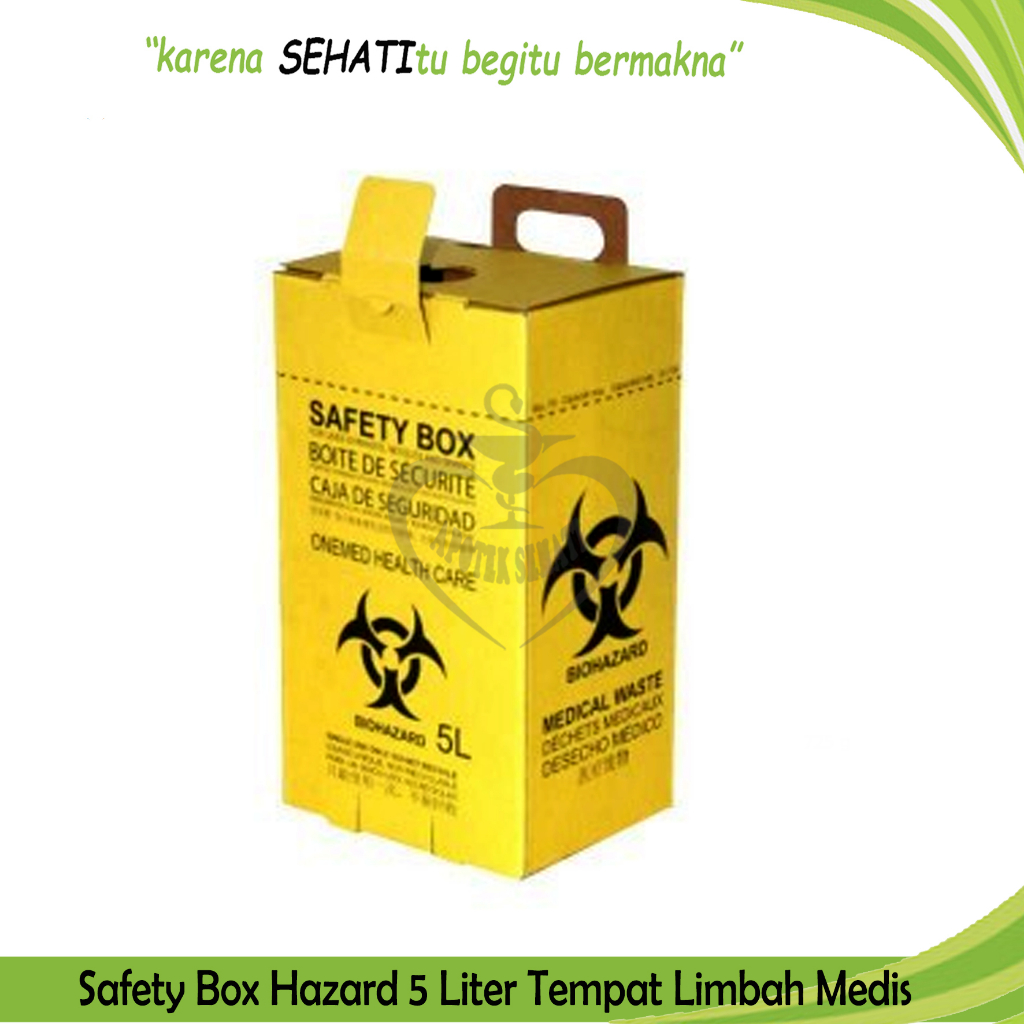 Safety Box Medis Kuning Tempat Limbah Medis Onemed