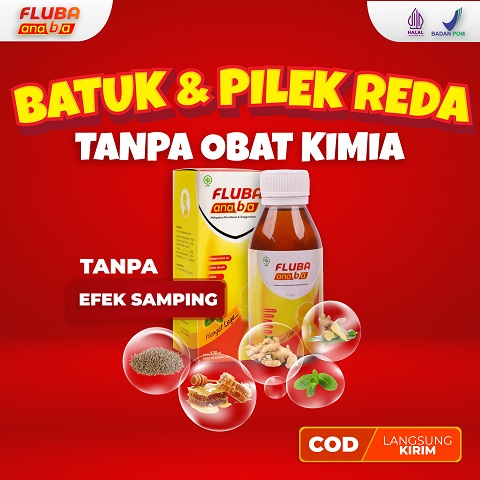 

FLUBA ANABA Anak Original - Madu Terbaik 100% Alami Atasi Batuk Pilek Flu Pelega Pernafasan dan Tenggorokan Anak, Dewasa
