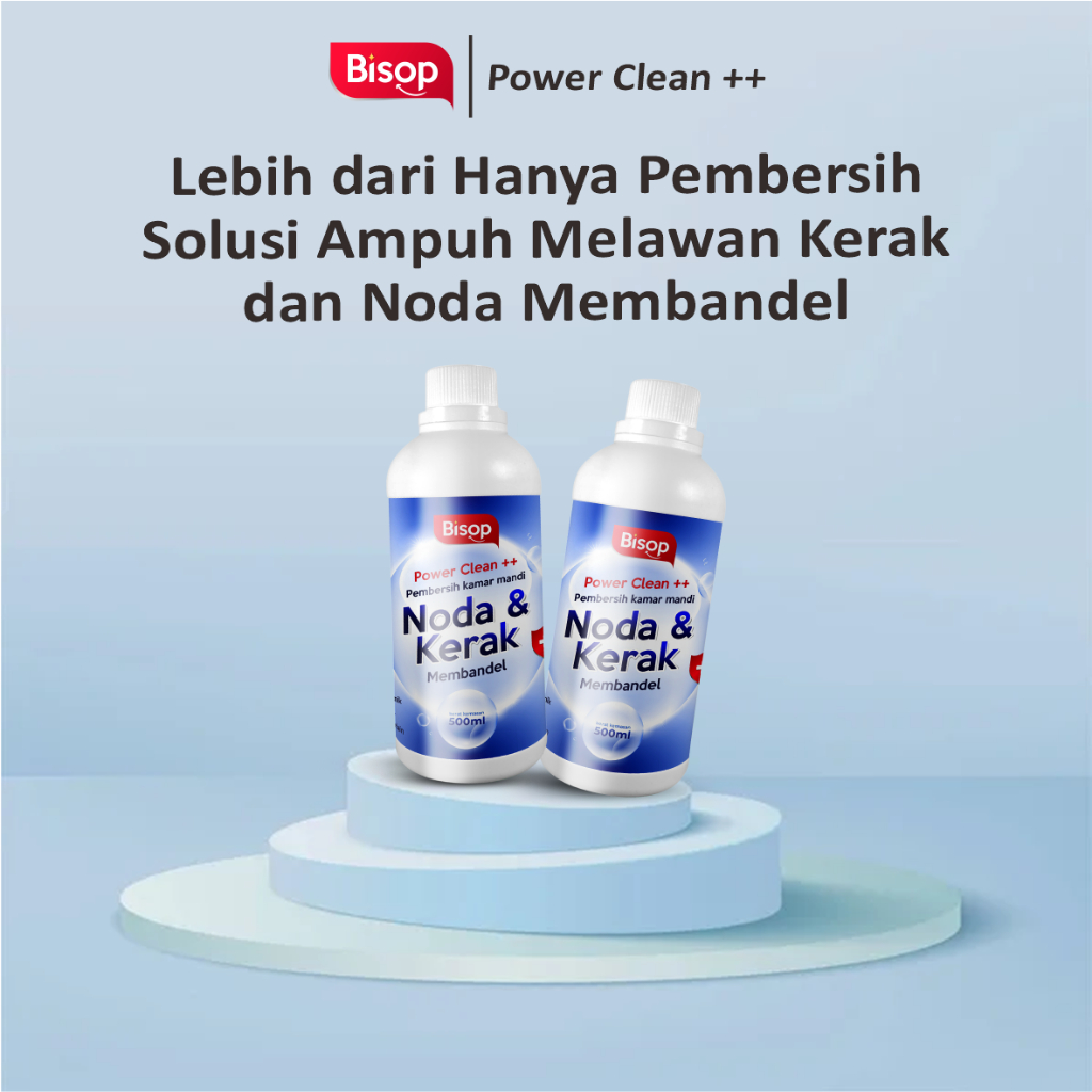 BISOP Pembersih Kerak Kamar mandi / Toilet Ampuh Anti Noda Membandel Pada Keramik, Metal dan Porcelain