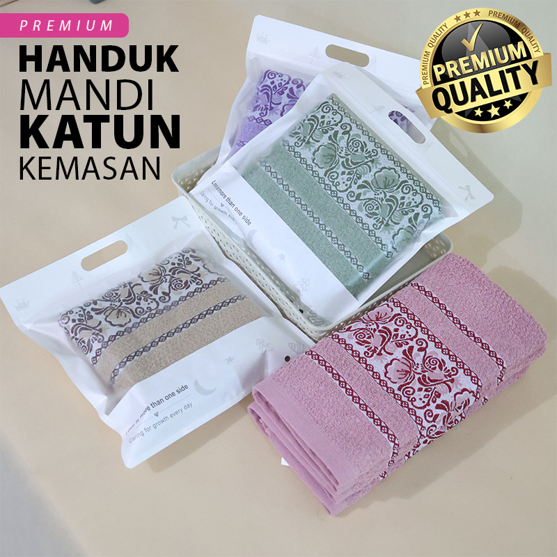 Handuk Mandi Dewasa  Tebal Cocok untuk Kado Bahan  Katun Ukuran 140cm x 70cm Tanpa  Kemasan - J3A2 - Tool Master