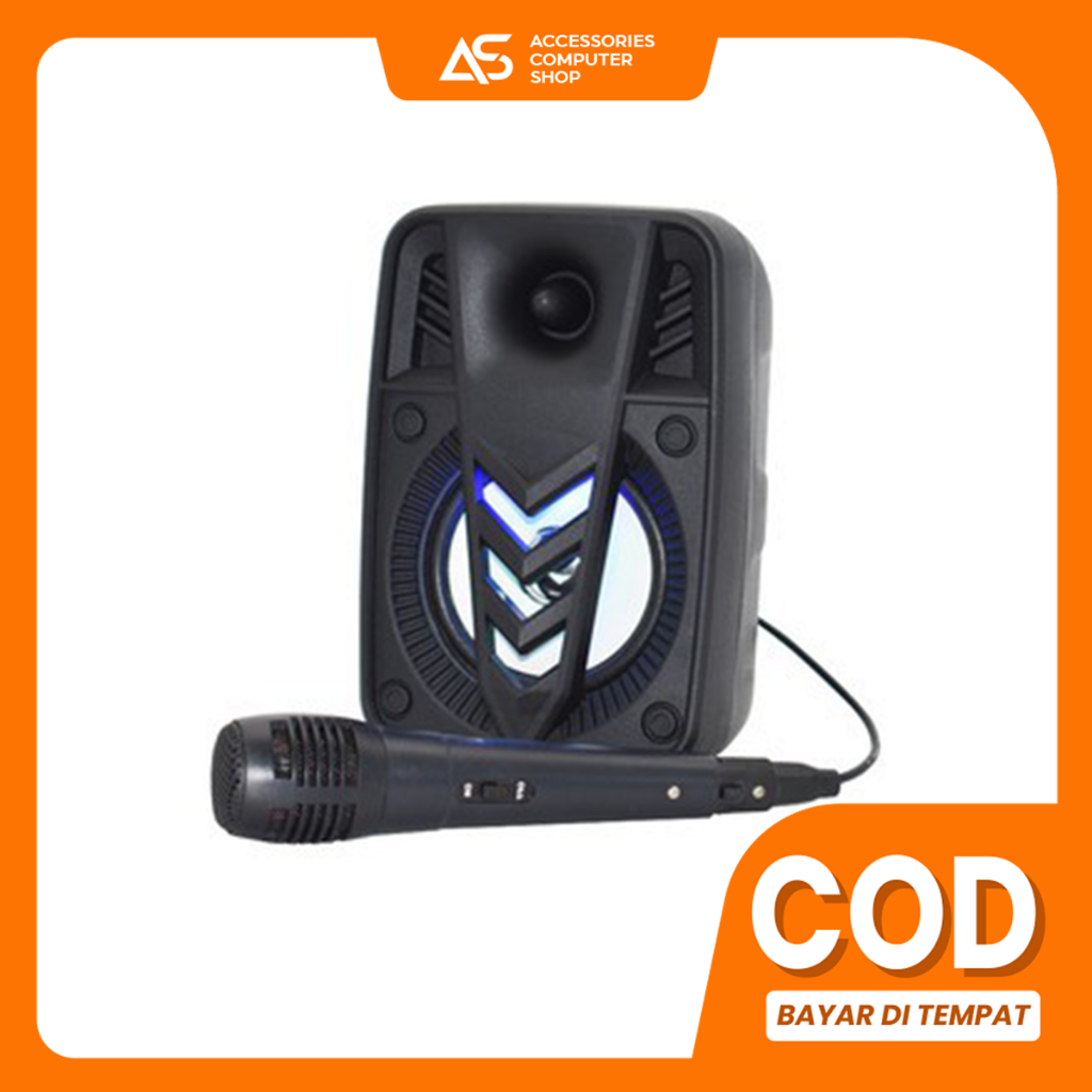 Speaker Bluetooth Portable Tenteng LM-S466 Bisa karaoke 1200mAh