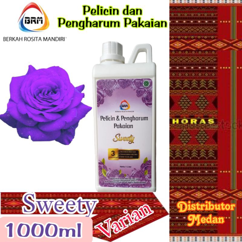 PROMO Pewangi Pakaian Mawar: BRM Khusus Sumut : Varian Sweety / Ungu: Kemasan Jerigen 1 Liter