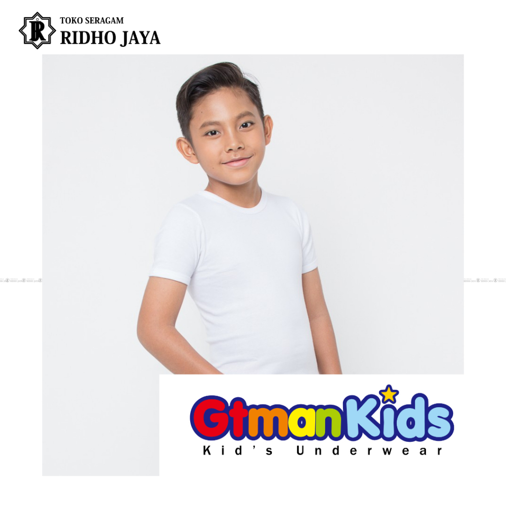 RIDHO JAYA - Oblong GTman Anak/Kaos Dalam Gtman Anak