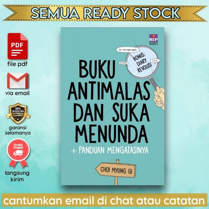 

[Indonesia] Buku Antimalas dan Suka Menunda