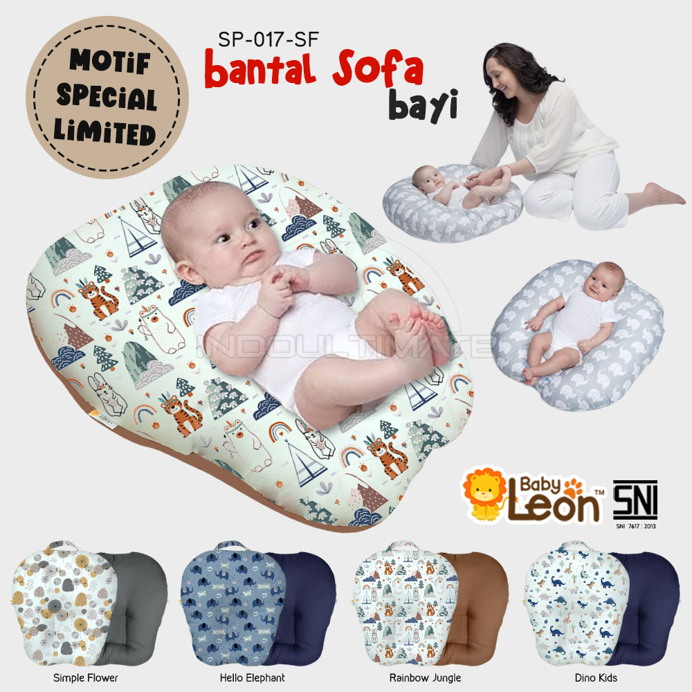 Bantal Sofa Bayi Multifungsi Kasur Bayi Empuk SB-Y02 Baby Longer Newborn Sofa Kasur Bayi Kasur tidur Bayi SP-017-SF BABY LEON