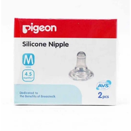 PIGEON SILICONE NIPPLE S/M/L / DOT PIGEON ISI 2