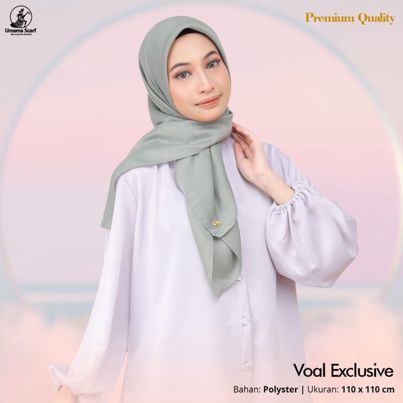 Voal Exclusive - Hijab Segi Empat Polos by Umama Scarf