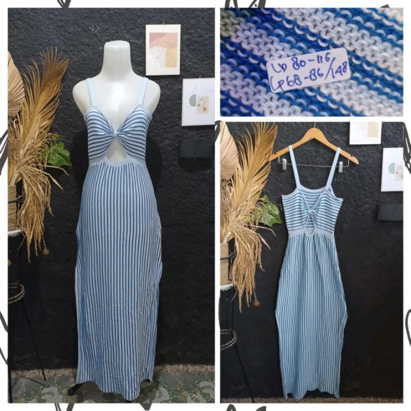 maxi dress rajut sexy