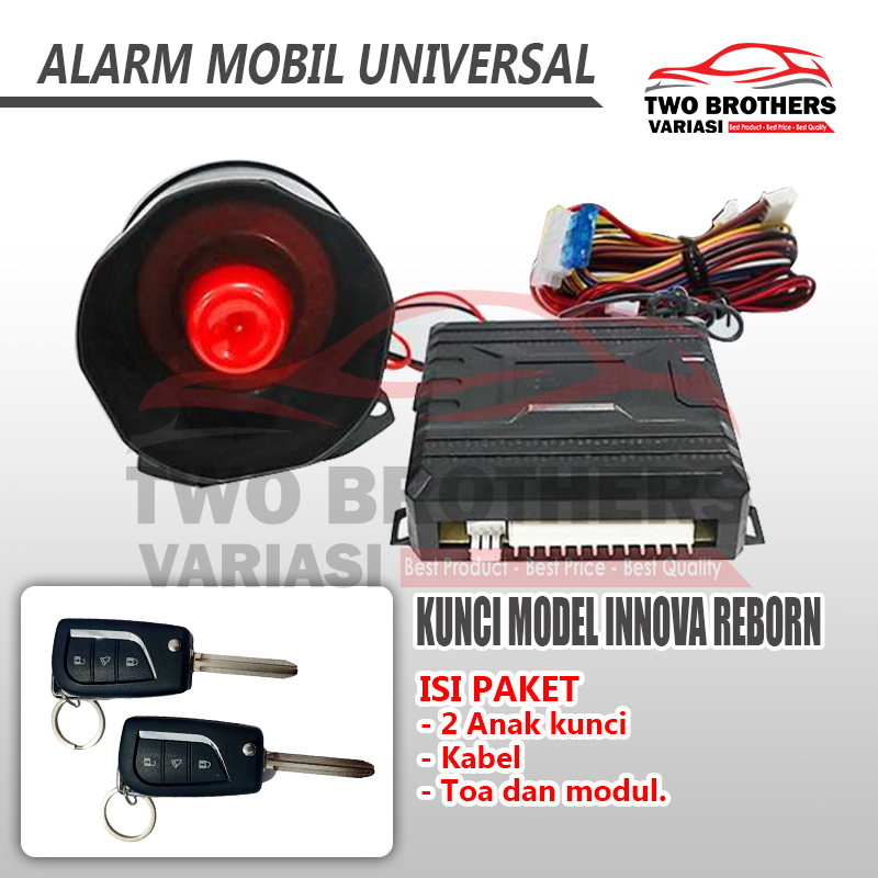 Kunci alarm mobil remot model innova reborn