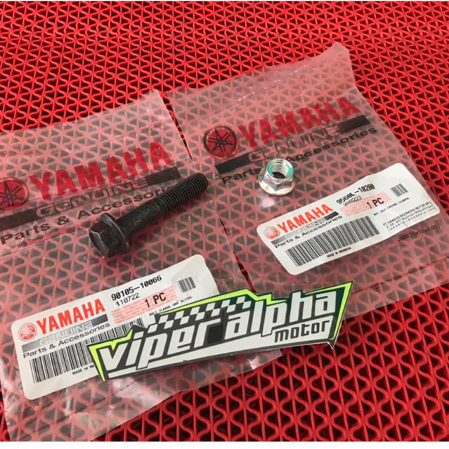 BAUT 14 DAN MUR 14 BREKET MOUNTING MIO SPORTY SMILE SOUL FINO ORIGINAL