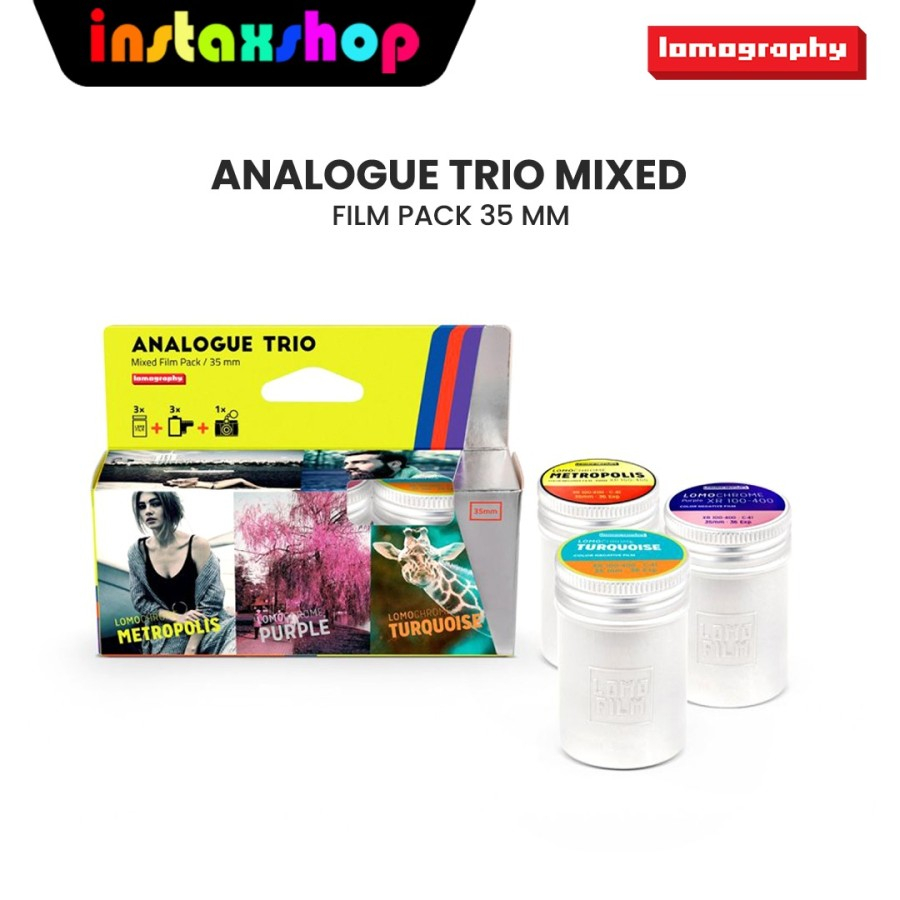 Lomography Trio Mixed Roll Film Pack 35 mm 35mm Analog