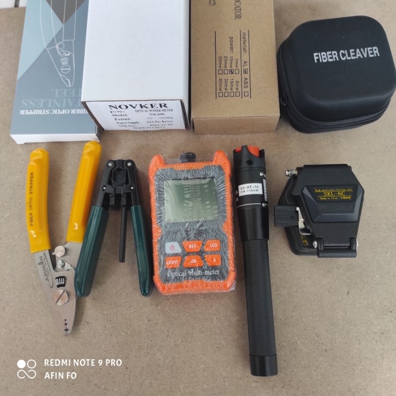toolkit set fiber optik/toolkit set fo sepaket