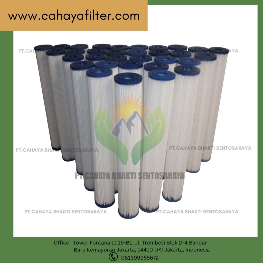 Cartridge Filter Air Benang Woll Inner PVC