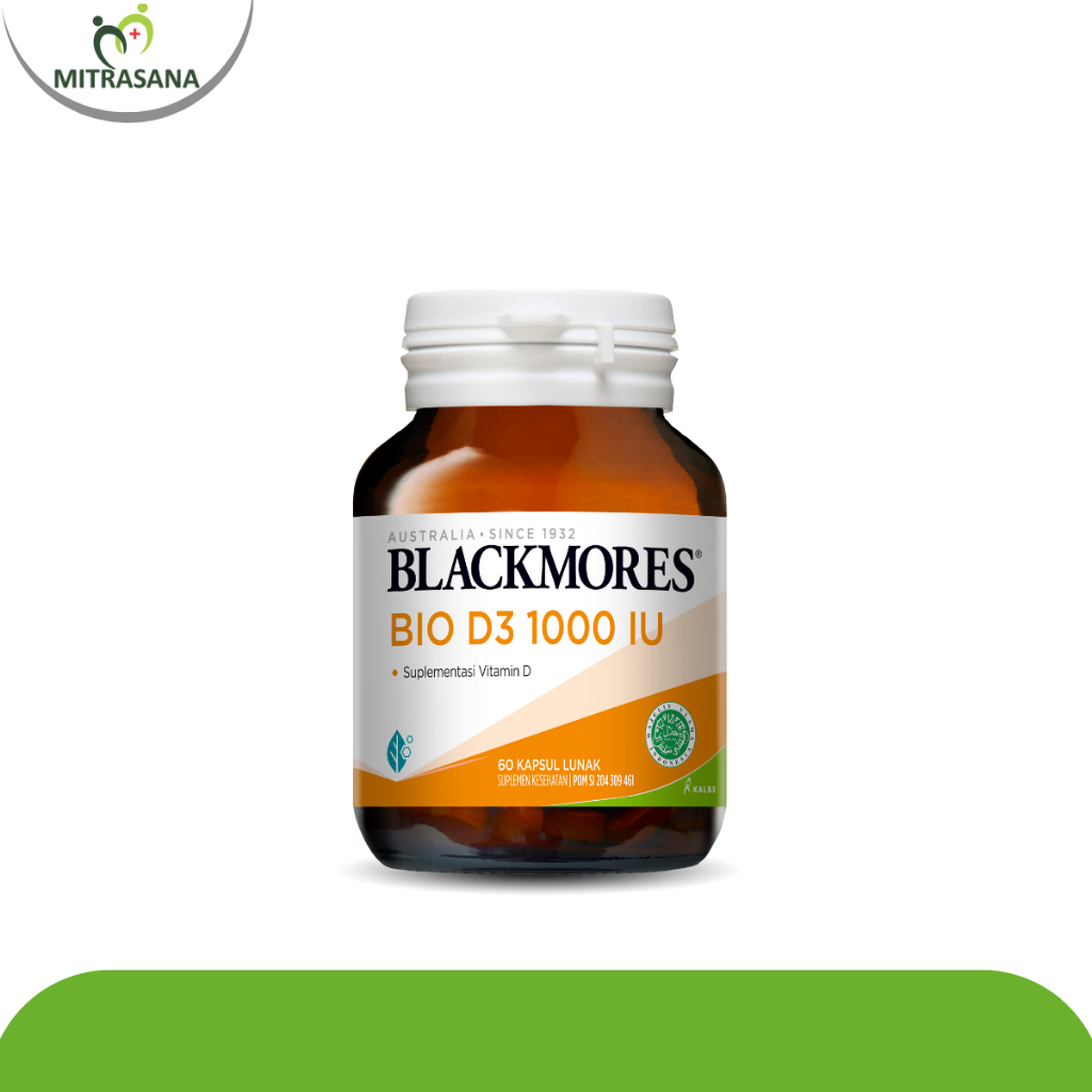 Blackmores Bio D3 Vitamin D3 60 Tablet Gratis Blackmores Multivitamins dan Minerals 60 Tablet