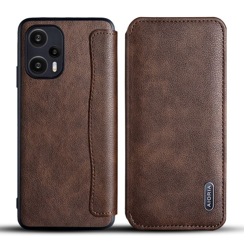 XIAOMI POCO F5 CASE LEATHER FLIP CASE AIORIA FLIP COVER SILICON SOFTCASE