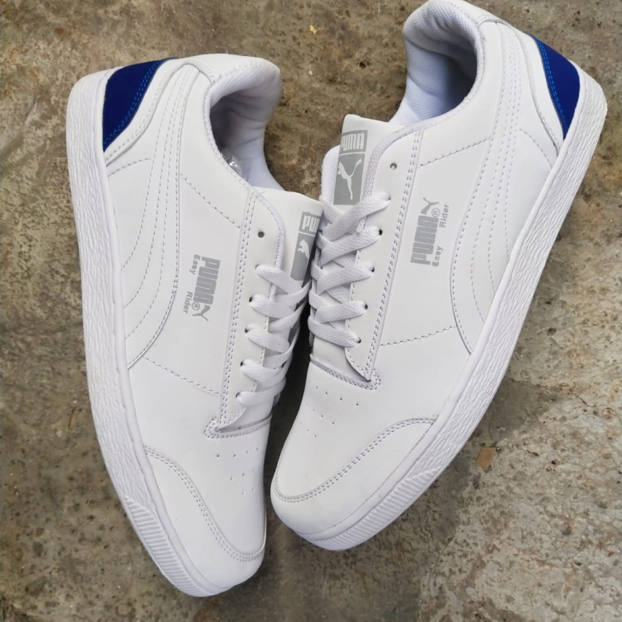 SEPATU KASUAL PRIA UKURAN JUMBO BIG SIZE 45 46 47 48 PUTIH NAVY