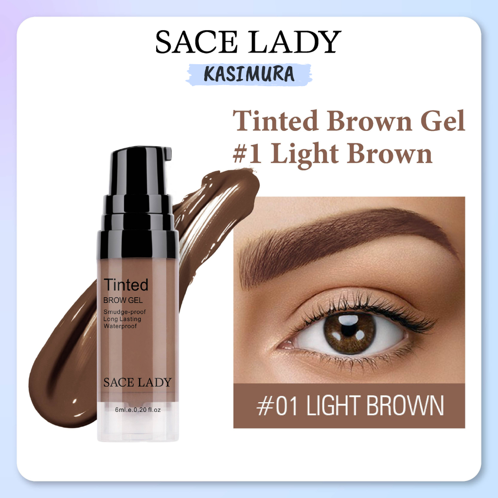 Eyebrow Tinted Brown Gel Waterproof - Kasimura