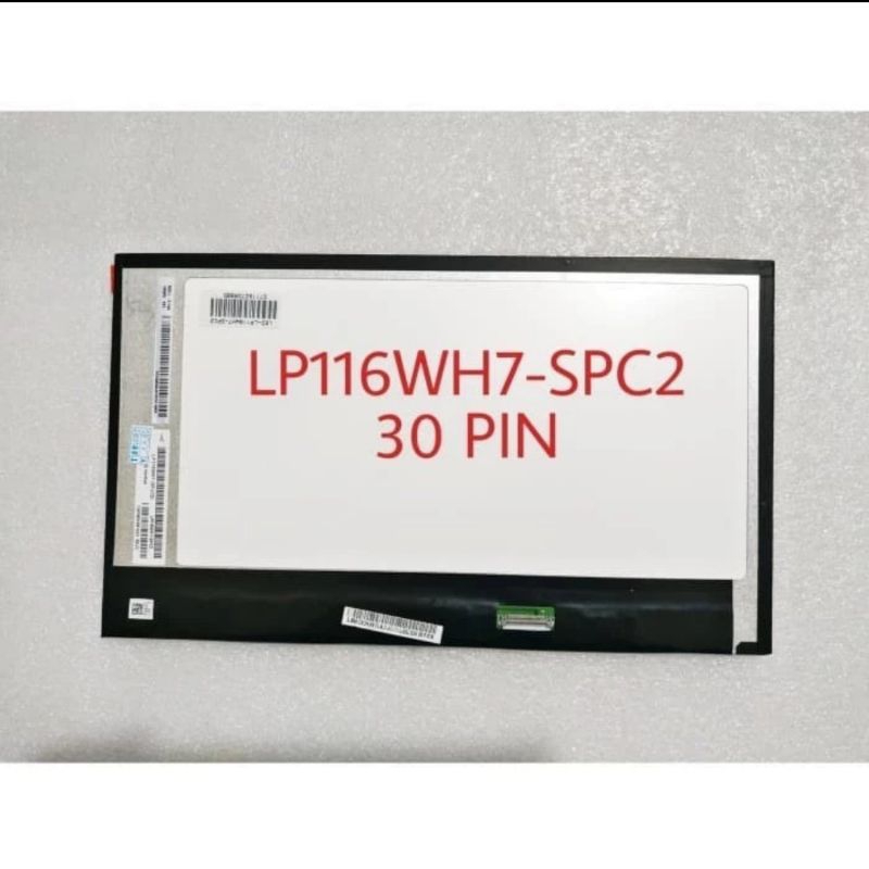 Lcd 11.6 30 pin tanpa kuping 11.6 small frem free paking kayu