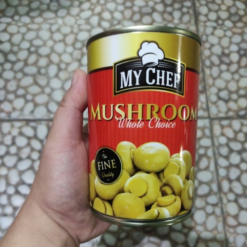 

MY CHEF WHOLE MUSHROOM (JAMUR DALAM KALENG) 425GR