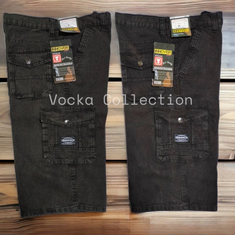 Celana Pendek Cargo Pria Size 27-38 Kimpul Gunung PDL Army Doreng Mma Distro Casual Outdoor Innover