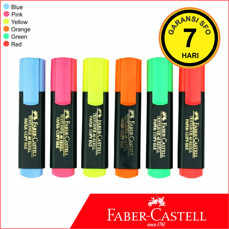 

Textliner Faber Castell 1548 - SFO Semarang Official