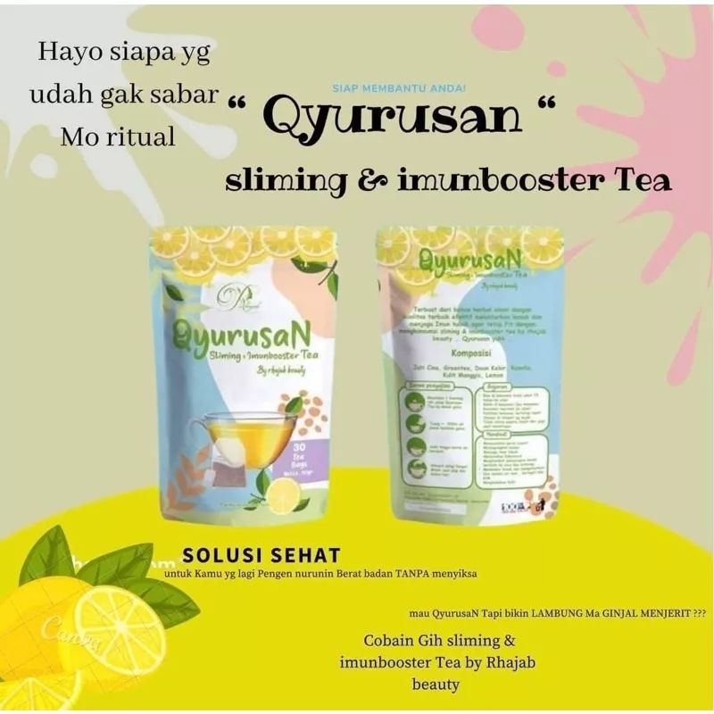Qyurusan Sliming Tea Teh Pelangsing Badan Terbaik