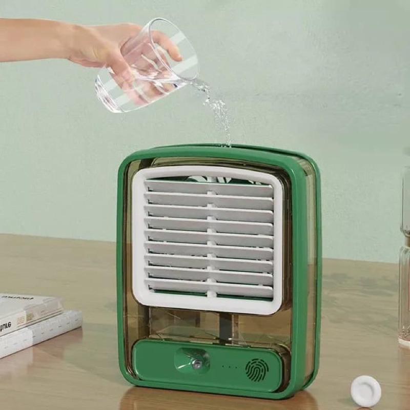 Kipas AC Portable Mini Fan / Air Cooler Humidifier Pendingin