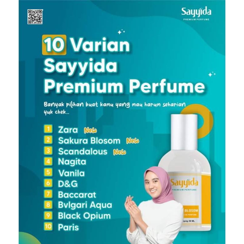 SAYYIDA Parfum Viral Premium 50ml Non-alkohol