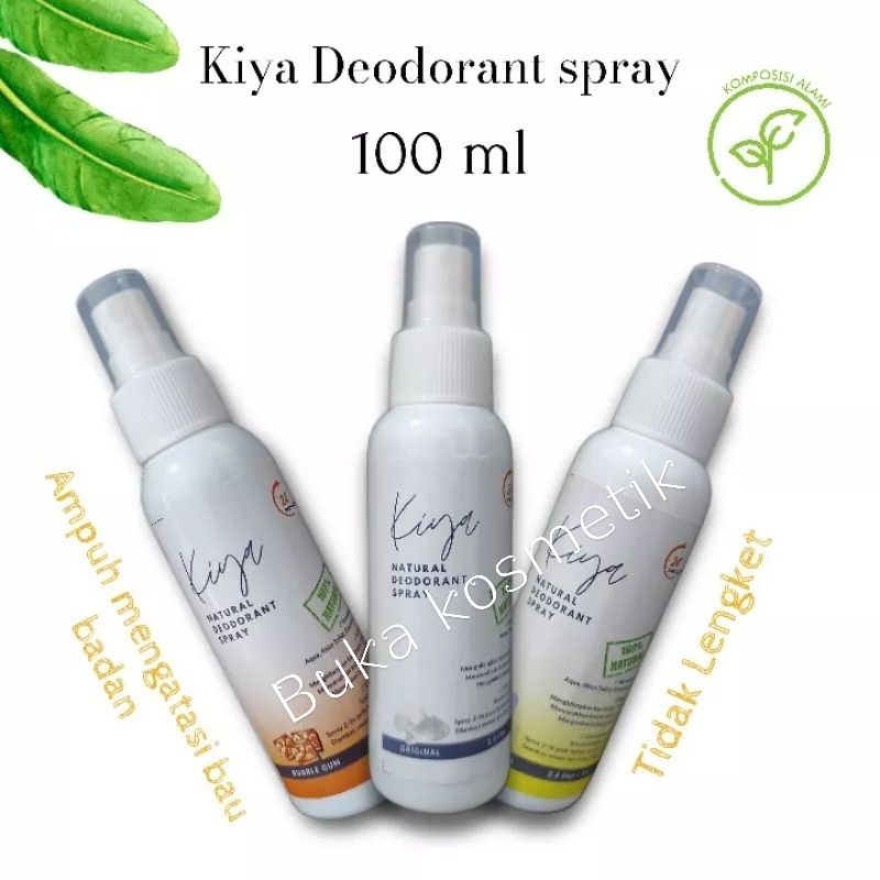 paket hemat 15 pcs kiya Deodorant Spray Deodorant spray 100 ML