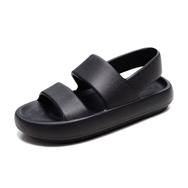 Sandal Wanita Lalisa Tali Belakang / Sandal Sepatu Karet Wanita Slingback Tebal